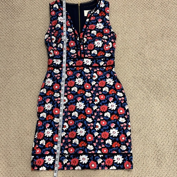 Kate Spade New York Shore Thing Daisy Jacquard Sheath Mini Dress Crochet Inlay 4 - Picture 5 of 13